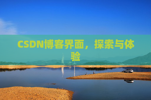 CSDN博客界面,探索与体验